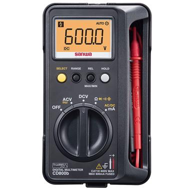 日本三和（sanwa）機殼一體型數字萬用表CD800B