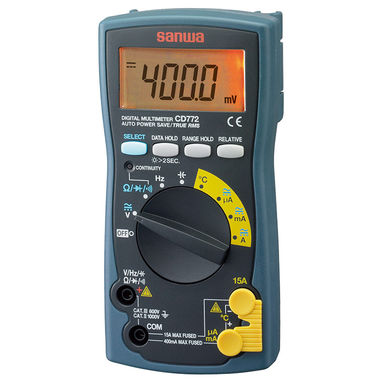 日本三和（sanwa）CD772緊湊型數字萬用表